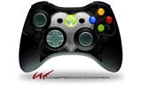 XBOX 360 Wireless Controller Decal Style Skin - Glass Heart Grunge Gray (CONTROLLER NOT INCLUDED)