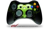 XBOX 360 Wireless Controller Decal Style Skin - Glass Heart Grunge Green (CONTROLLER NOT INCLUDED)