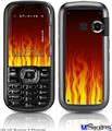LG Rumor 2 Skin - Fire Flames on Black