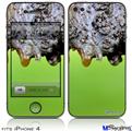 iPhone 4 Decal Style Vinyl Skin - Sap (DOES NOT fit newer iPhone 4S)