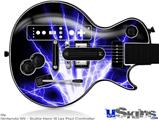 Guitar Hero III Wii Les Paul Skin - Lightning Blue
