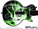 Guitar Hero III Wii Les Paul Skin - Lightning Green
