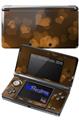 Bokeh Hearts Orange - Decal Style Skin fits Nintendo 3DS (3DS SOLD SEPARATELY)