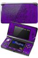 Folder Doodles Purple - Decal Style Skin fits Nintendo 3DS (3DS SOLD SEPARATELY)