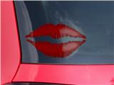 Lips Decal 9x5.5 Solids Collection Red Dark