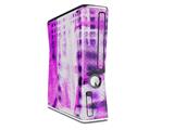 Electro Graffiti Purple Decal Style Skin for XBOX 360 Slim Vertical