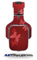 Bokeh Butterflies Red Decal Style Skin (fits Tritton AX Pro Gaming Headphones - HEADPHONES NOT INCLUDED) 