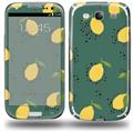 Lemon Green - Decal Style Skin (fits Samsung Galaxy S III S3)