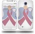 Angel Ribbon Hope - Decal Style Skin (fits Samsung Galaxy S IV S4)
