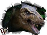 T-Rex 46x34 inch Large Fabric Wall Decor