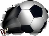 Soccer Ball 46x34 inch Large Fabric Wall Decor