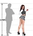 Student Body School Girl Pin Up Wall Skin