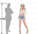 Country Girl Pinup Girl Wall Skin