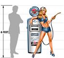 Filler Up Pinup Girl Wall Skin