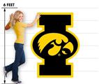 Iowa Hawkeyes 13 I Tigerhawk 62x47 inch Huge Fabric Wall Skin