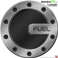 6 inch Carbon Fiber 03 Racing Fuel Lid Decal