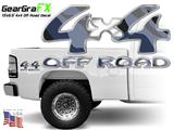4x4 Off Road Camouflage Blue Truck Decal