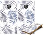Cornhole Game Board Vinyl Skin Wrap Kit - Premium Laminated - Palms 02 Purple fits 24x48 game boards (GAMEBOARDS NOT INCLUDED)