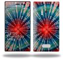 Tie Dye Bulls Eye 100 - Decal Style Skin (fits Nokia Lumia 928)