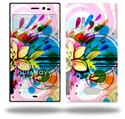 Floral Splash - Decal Style Skin (fits Nokia Lumia 928)