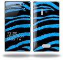 Zebra Blue - Decal Style Skin (fits Nokia Lumia 928)