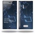 Bokeh Music Blue - Decal Style Skin (fits Nokia Lumia 928)