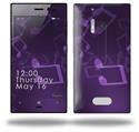Bokeh Music Purple - Decal Style Skin (fits Nokia Lumia 928)