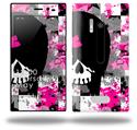 Scene Girl Skull - Decal Style Skin (fits Nokia Lumia 928)