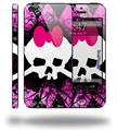 Pink Diamond Skull - Decal Style Vinyl Skin (fits Apple Original iPhone 5, NOT the iPhone 5C or 5S)