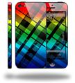 Rainbow Plaid - Decal Style Vinyl Skin (fits Apple Original iPhone 5, NOT the iPhone 5C or 5S)