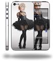 Goth Princess Pin Up Girl - Decal Style Vinyl Skin (fits Apple Original iPhone 5, NOT the iPhone 5C or 5S)
