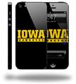 Iowa Hawkeyes 03 Black on Gold - Decal Style Vinyl Skin (fits Apple Original iPhone 5, NOT the iPhone 5C or 5S)