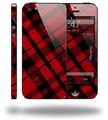 Red Plaid - Decal Style Vinyl Skin (fits Apple Original iPhone 5, NOT the iPhone 5C or 5S)