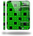 Criss Cross Green - Decal Style Vinyl Skin (fits Apple Original iPhone 5, NOT the iPhone 5C or 5S)