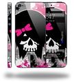 Scene Kid Girl Skull - Decal Style Vinyl Skin (fits Apple Original iPhone 5, NOT the iPhone 5C or 5S)