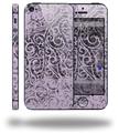Folder Doodles Lavender - Decal Style Vinyl Skin (fits Apple Original iPhone 5, NOT the iPhone 5C or 5S)