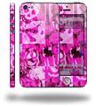 Pink Plaid Graffiti - Decal Style Vinyl Skin (fits Apple Original iPhone 5, NOT the iPhone 5C or 5S)