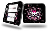 Scene Skull Splatter - Decal Style Vinyl Skin fits Nintendo 2DS - 2DS NOT INCLUDED