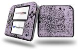 Folder Doodles Lavender - Decal Style Vinyl Skin fits Nintendo 2DS - 2DS NOT INCLUDED