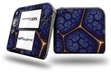 Linear Cosmos Blue - Decal Style Vinyl Skin compatible with Nintendo 2DS - 2DS NOT INCLUDED