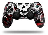 WraptorSkinz Skin compatible with Sony PS4 Dualshock Controller PlayStation 4 Original Slim and Pro Skull Splatter (CONTROLLER NOT INCLUDED)