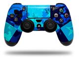 WraptorSkinz Skin compatible with Sony PS4 Dualshock Controller PlayStation 4 Original Slim and Pro Blue Star Checkers (CONTROLLER NOT INCLUDED)