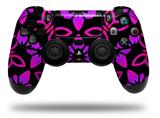 WraptorSkinz Skin compatible with Sony PS4 Dualshock Controller PlayStation 4 Original Slim and Pro Pink Floral (CONTROLLER NOT INCLUDED)
