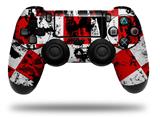WraptorSkinz Skin compatible with Sony PS4 Dualshock Controller PlayStation 4 Original Slim and Pro Checker Graffiti (CONTROLLER NOT INCLUDED)