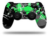 WraptorSkinz Skin compatible with Sony PS4 Dualshock Controller PlayStation 4 Original Slim and Pro SceneKid Green (CONTROLLER NOT INCLUDED)