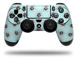 WraptorSkinz Skin compatible with Sony PS4 Dualshock Controller PlayStation 4 Original Slim and Pro Kearas Daisies Seafoam (CONTROLLER NOT INCLUDED)