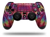 WraptorSkinz Skin compatible with Sony PS4 Dualshock Controller PlayStation 4 Original Slim and Pro Tie Dye Rainbow Stripes (CONTROLLER NOT INCLUDED)