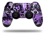 WraptorSkinz Skin compatible with Sony PS4 Dualshock Controller PlayStation 4 Original Slim and Pro Scene Kid Sketches Purple (CONTROLLER NOT INCLUDED)
