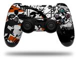 WraptorSkinz Skin compatible with Sony PS4 Dualshock Controller PlayStation 4 Original Slim and Pro Baja 0018 Burnt Orange (CONTROLLER NOT INCLUDED)