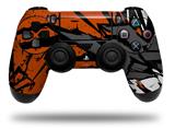 WraptorSkinz Skin compatible with Sony PS4 Dualshock Controller PlayStation 4 Original Slim and Pro Baja 0040 Orange Burnt (CONTROLLER NOT INCLUDED)